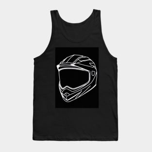 Motorcycle Helmet Tank Top